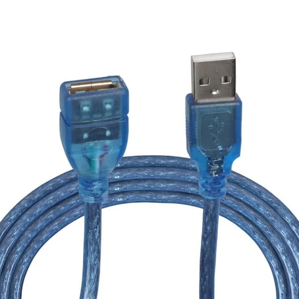 Powermaster PM-1314 Mavi 5 Metre USB 2.0 Uzatma Kablosu ürün görseli 1