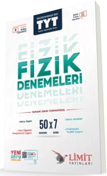 TYT 50 li Fizik Denemeleri Limit Yayınları ürün görseli 1