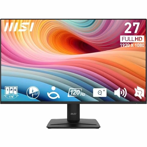 MSI Pro MP275 E2 Masaüstü Monitör 27 İnç Full HD IPS Panel 1920 x 1080, Çerçevesiz, 120 Hz, Göz Dostu, Dahili Hoparlörler, Eğimi Ayarlanabilir - HDMI 2.0, DP (1.2a), D-Sub (VGA) ürün görseli 1