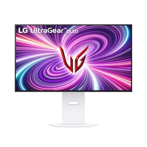 LG, 32 inç, 32GS95UV-W.AEU Ultragear 4K UHD Oyun Monitörü, 3840 x 2160, 16:9, 0,03 ms GtG, 480 Hz, DCI-P3, HDR10, NVIDIA G-SYNC Uyumlu, AMD FreeSync Premium - Beyaz ürün görseli 1