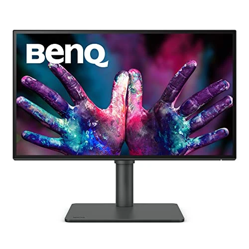 BenQ PD2506Q grafik monitör (AQCOLOR teknolojisi, 25 inç, QHD, IPS, P3 renk alanı, USB-C şarj, DP / HDMI, KVM, donanım kalibreli, HDR 400, yüksekliği ayarlanabilir), MacBook uyumlu ürün görseli 1