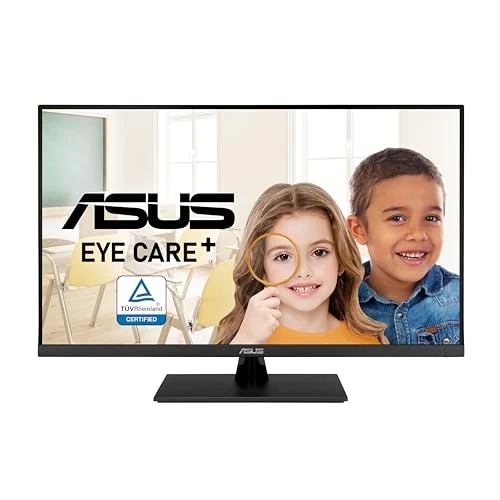 ASUS Eye Care VP327Q 31,5 inç 4K UHD monitör (60 Hz, 4 ms GtG, AdaptiveSync - VA paneli, 16:9, 3840x2160, DisplayPort, HDMI, hoparlör) ürün görseli 1