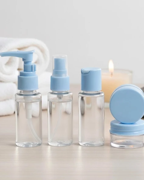 Taşınabilir 5 Parça Seyahat Kozmetik Seti 30 Ml Sızdırmaz ürün görseli 1