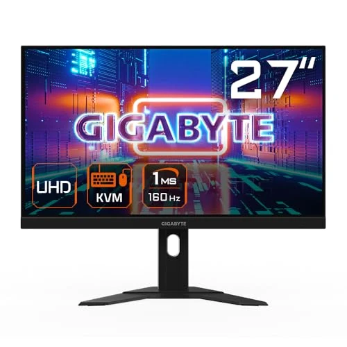 Gigabyte M27U 27" 4K UHD Oyun Monitörü - 3840 x 2160, 160 Hz, 1 ms, 400 cd/m², FreeSync Premium Pro, HDR 600, HDMI 2.1, DisplayPort 1.4 ürün görseli 1