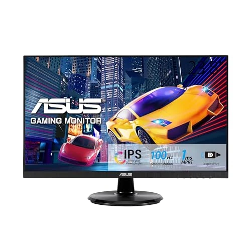 ASUS Eye Care VA24DQF - 24 inç Full HD Monitör - Çerçevesiz, Titreşimsiz, Mavi Işık Filtresi, Adaptive-Sync - 100 Hz, 16:9 IPS Panel, 1920x1080 - DisplayPort, HDMI, Hoparlör ürün görseli 1