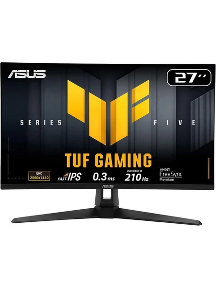 Asus TUF Gaming VG27AQ5A 27 0.3 ms 2K IPS 210 Hz Oyuncu Monitörü ürün görseli 1