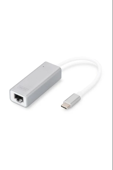Dn-3024 Usb Tip C Gigabit Ethernet Adaptörü, 1X10-100-1000 Port,1Xusb Tip C Erkek Port ürün görseli 1