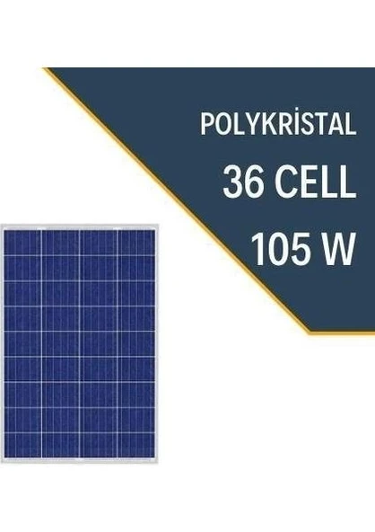 Lexron 105 W Polykristal Güneş Paneli ürün görseli 1