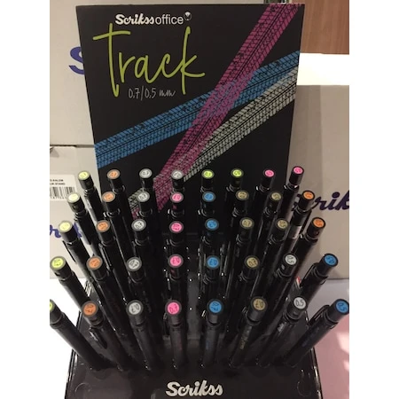 Scrikss Versatil Kalem Track 05-07 Mm Karışık Renkler (40 Li Stand) ürün görseli 1