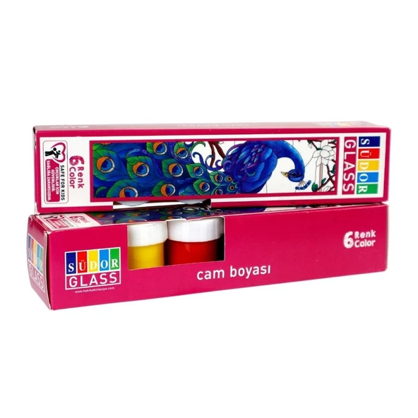 Südor 321S Cam Boyası Su Bazlı 15 Ml 6 Renk ürün görseli 1