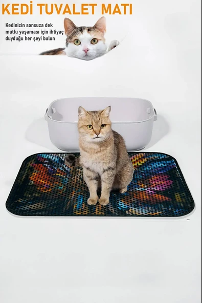 Kedi Kum Paspası - Kedi Yuvası Paspası ürün görseli 1