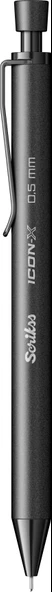 Scrikss Versatil Kalem (Mekanik Kurşun Kalem) Icon-X Metal 0.5 Mm Siyah (12 Li Paket) ürün görseli 1