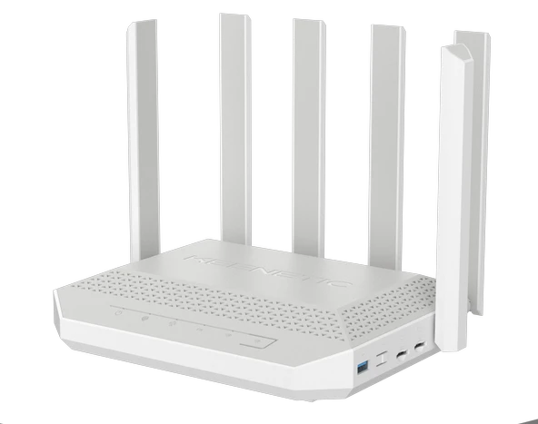 Keenetic Hero 5G AX3000 Wi-Fi Mesh Ebeveyn Kontrol Fiber VPN Router 5G Modem Cat.12 1x2.5G 4x1G 2xSIM USB3.0 USB2 KN-4110 ürün görseli 1