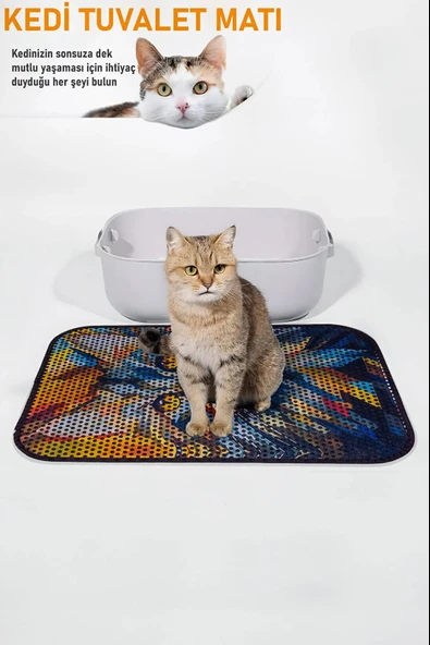 Kedi Kum Paspası - Kedi Yuvası Paspası ürün görseli 1