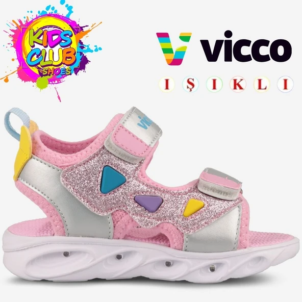 Vicco Hilda Işıklı Ortopedik Çocuk Sandalet ürün görseli 1