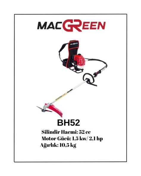 EURO5 MACGREEN MOTORLU SIRT TİPİ TIRPAN ürün görseli 1
