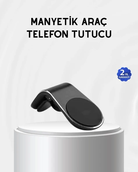 Araç İçi Manyetik Telefon Tutucu Güçlü Klipsli Ve 360 Derece Ayarlanabilir ürün görseli 1
