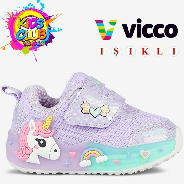 Vicco Meli İlk Adım Bebek Ortopedik Işıklı Çocuk Spor Ayakkabı ürün görseli 1