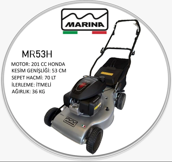 "HONDA MOTORLU" MARINA 53 H ÇİM BİÇME MAKİNESİ ürün görseli 1