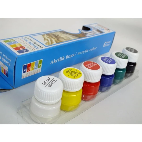 Südor Akrilik Boya Seti 6X15 Ml Sd-121 ürün görseli 1