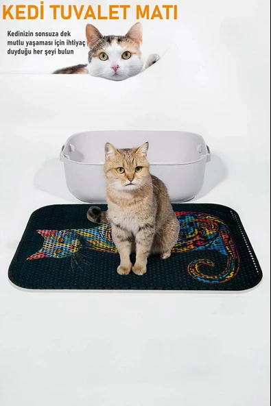 Kedi Kum Paspası - Kedi Yuvası Paspası ürün görseli 1