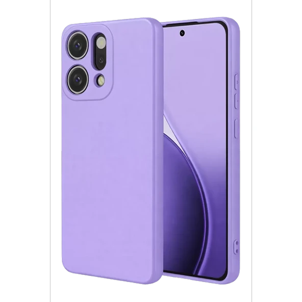 Newface Oppo Reno 14 First Silikon - Lila - Resim 2