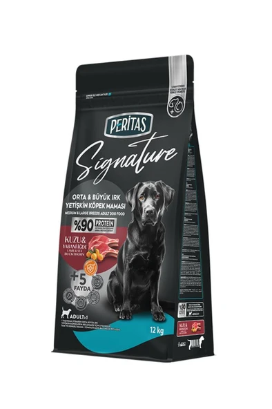 ARMA PERİTAS Signature Kuzulu Orta ve Büyük Irk Yetişkin Köpek Maması 12 Kg ürün görseli 1