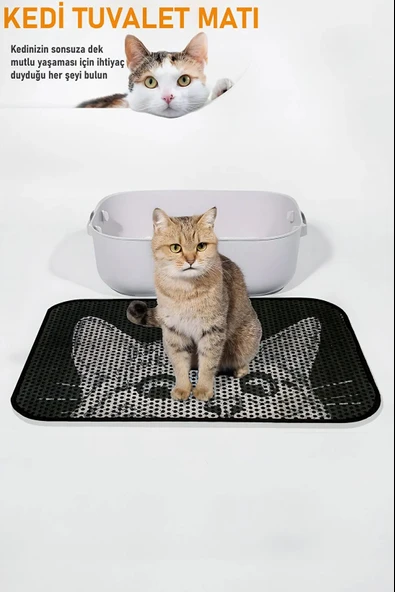 Kedi Kum Paspası - Kedi Yuvası Paspası ürün görseli 1
