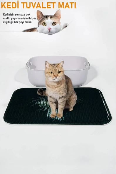 Kedi Kum Paspası - Kedi Yuvası Paspası ürün görseli 1