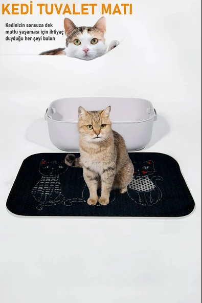 Kedi Kum Paspası - Kedi Yuvası Paspası ürün görseli 1