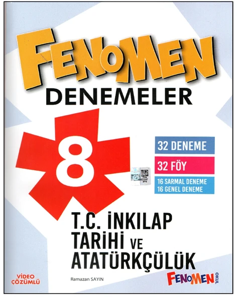 Fenomen 8.Sınıf T.C. İnkılap Tarihi ve Atatürkçülük Denemesi ürün görseli 1