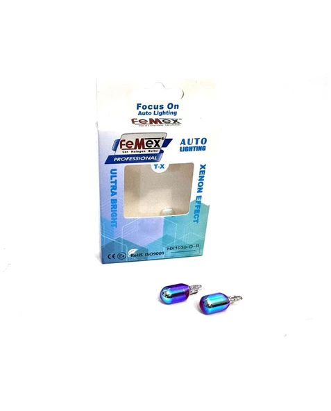 FEMEX Diadem T10 W5W Kırmızı Stop&Park Aydınlatma ürün görseli 1