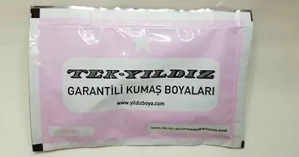 Tek Yıldız Kumaş Boyası Pembe ürün görseli 1