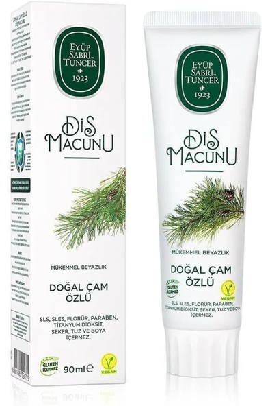 Eyüp Sabri Tuncer Doğal Çam Özlü Diş Macunu 2 Adet, 90 ml ürün görseli 1