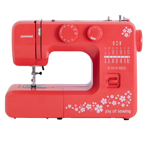 Janome E1015 Dikiş Makinesi (Kırmızı) ürün görseli 1