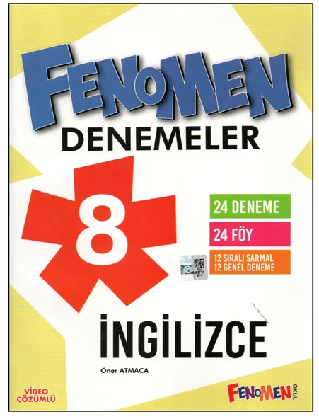 Fenomen 8.Sınıf İngilizce Denemesi ürün görseli 1