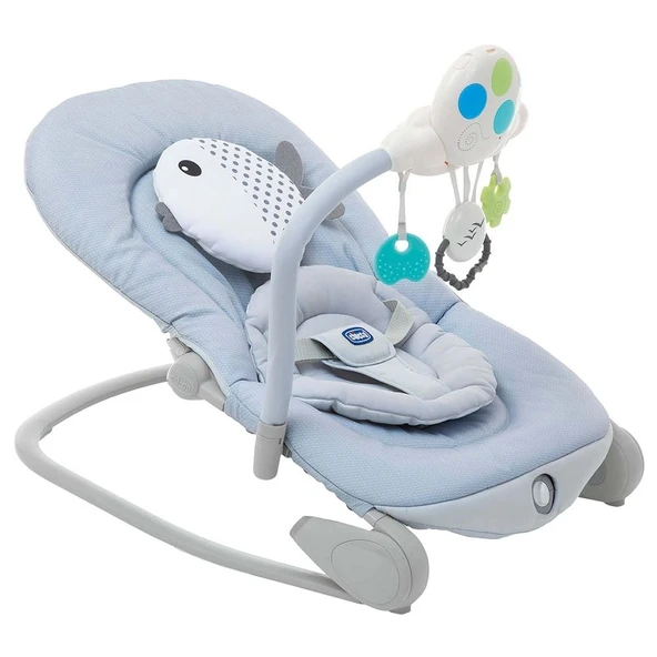 Chicco Balloon Bouncer Ev Tipi Titreşimli Ana Kucağı - Mavi ürün görseli 1