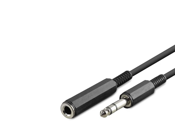 6.35Mm Gitar Uzatma Kablosu 1.5 M - Siyah HDX1050 ürün görseli 1
