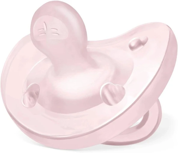 Chicco PhysioForma Soft 2'li Silikon Emzik 2-6 Ay Kız - Resim 4