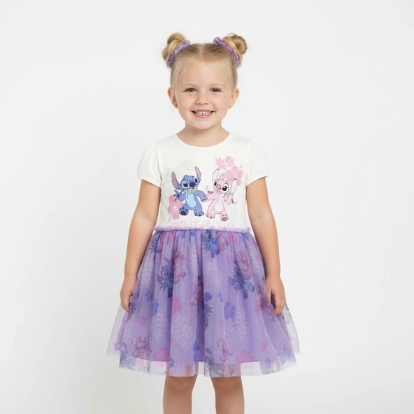 Stitch Kız Çocuk Elbise ürün görseli 1