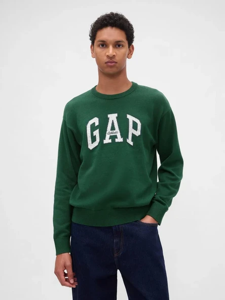 Gap 789791000 V-Intx Gap Athletic Intarsia Rlxd Erkek Kazak ürün görseli 1