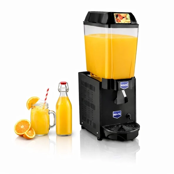 Remta 20 Litre Tekli Şerbet Soğutucu Siyah - ST10 ürün görseli 1