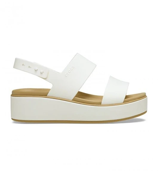 Crocs 211802-00O Brooklyn Matte Wrap Low Wedge Kadın Sandalet ürün görseli 1