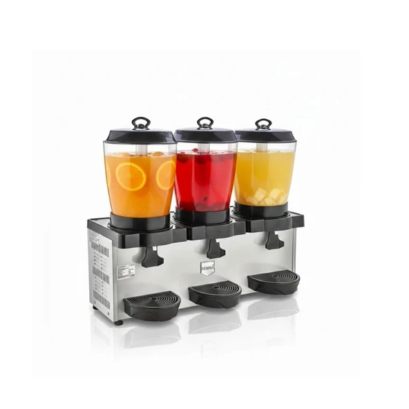 Remta ST38 Royal Mini Üçlü Şerbet ve Ayran Soğutucu 11+11+11 Litre - Gri ürün görseli 1