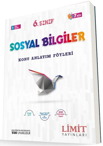 Limit Yayınları 6. Sınıf Sosyal Bilgiler Konu Anlatım Föyleri ürün görseli 1