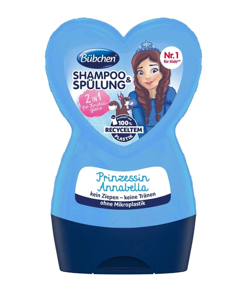 Bübchen Çocuk Şampuan & Balsamı 2 in 1 Prenses Anabella 230 ml ürün görseli 1