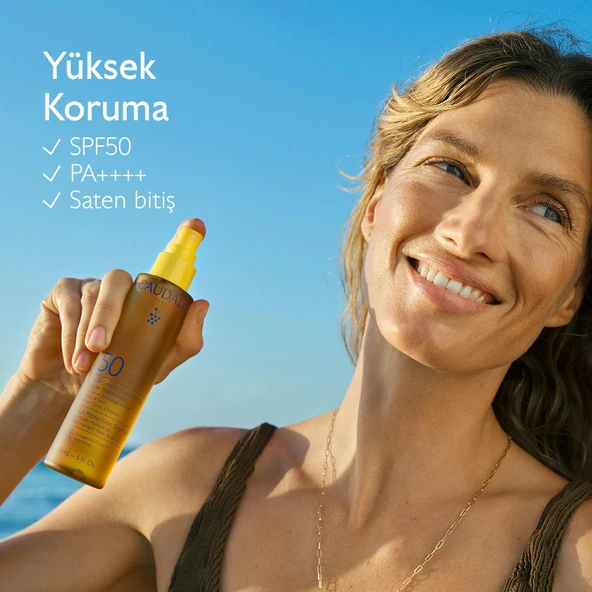 Caudalie Vinosun Protect High Protection Beautifying Sun Oil Yüksek Koruma Sağlayan Spf 50 Güneş Yağı 150 ml ürün görseli 1