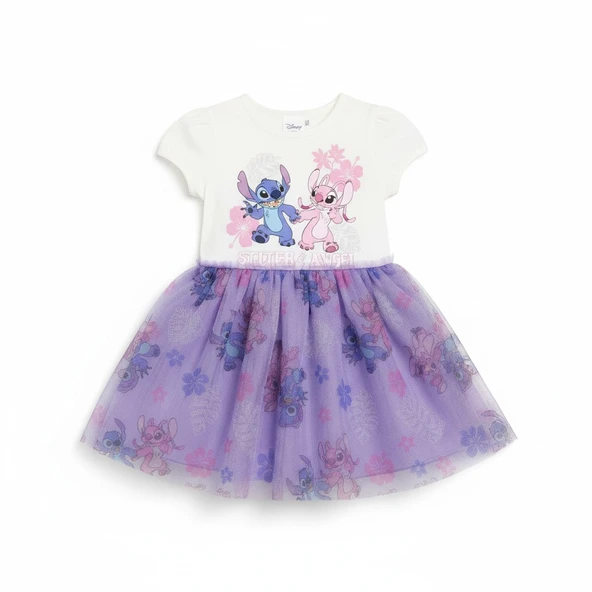 Stitch Kız Çocuk Elbise - Resim 2