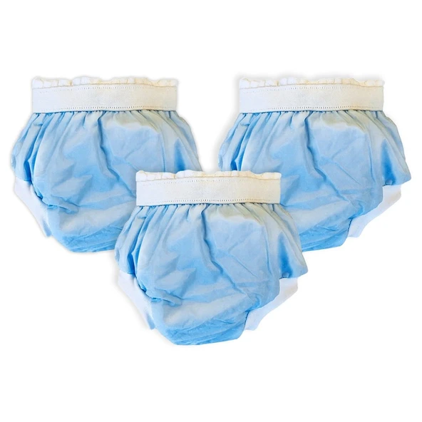 Sema Baby 3'lü Lüks Alıştırma Külodu 10-15 kg - Mavi ürün görseli 1