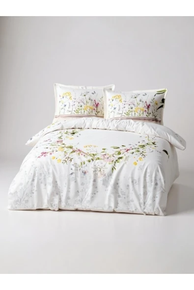 Özdilek Ranforce Jardin De Flor Çift Kişilik Nevresim Takımı ürün görseli 1